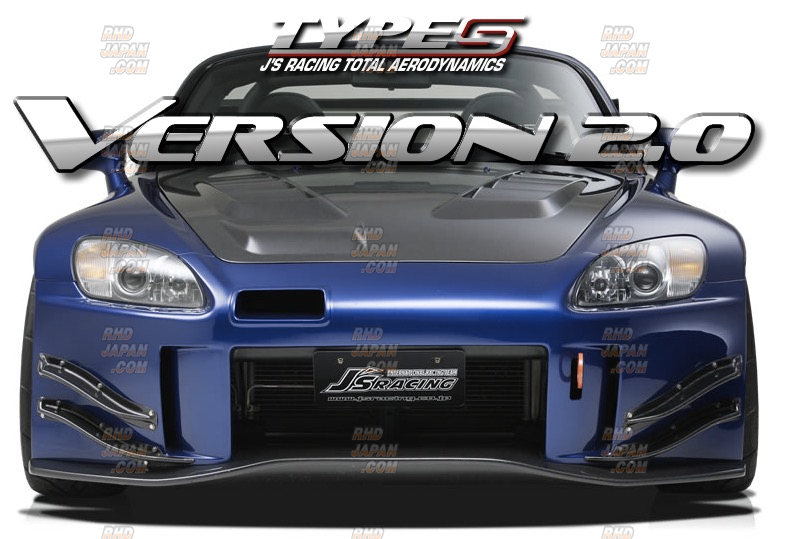 J's Racing Front Bumper Type-S 2.0 CFRP - S2000 AP1 AP2 - RHDJapan